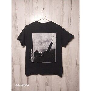 Shawn Mendes Concert Music Tour Black T Shirt Size Medium